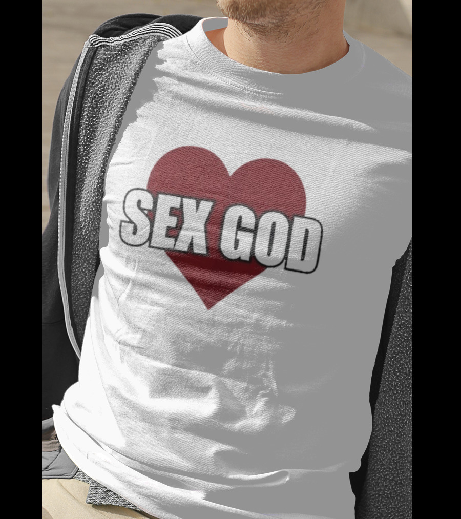 Sex God Heart Red T-Shirt