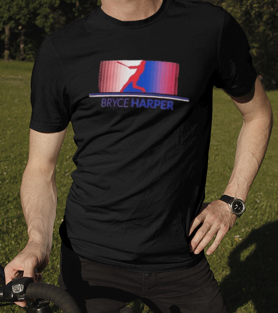 Bryce Harper Philadelphia Phillies Solo Stripe MLB Batter T-Shirt