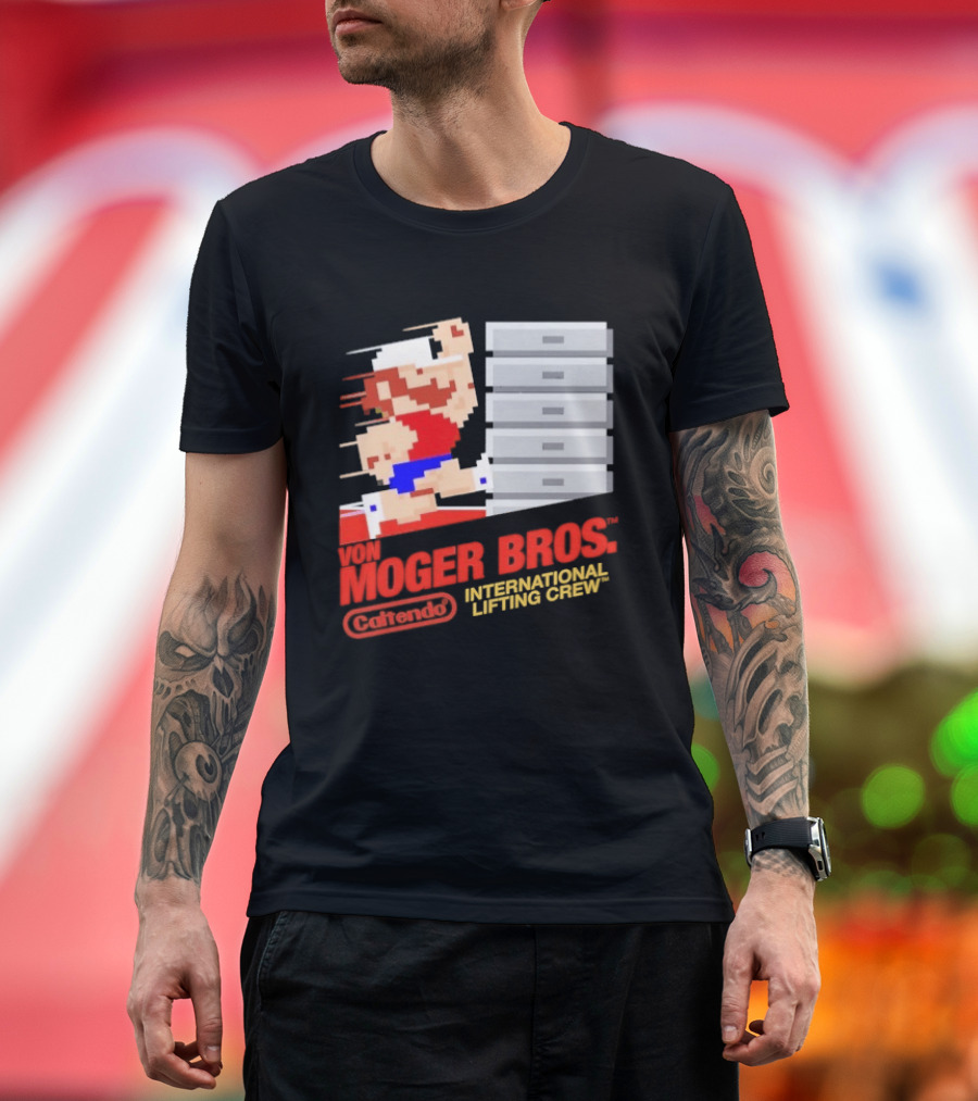 Calum Von Moger Bros Caltendo International Lifting Crew T-Shirt