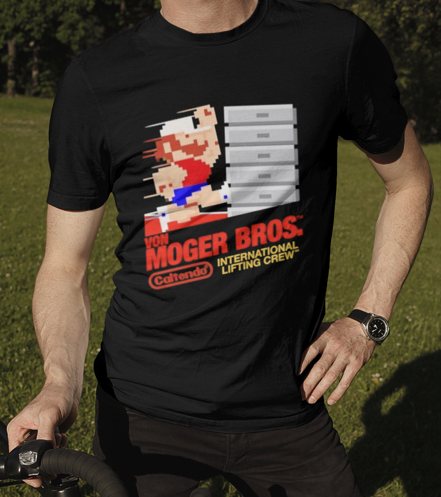 Calum Von Moger Bros Caltendo International Lifting Crew T-Shirt