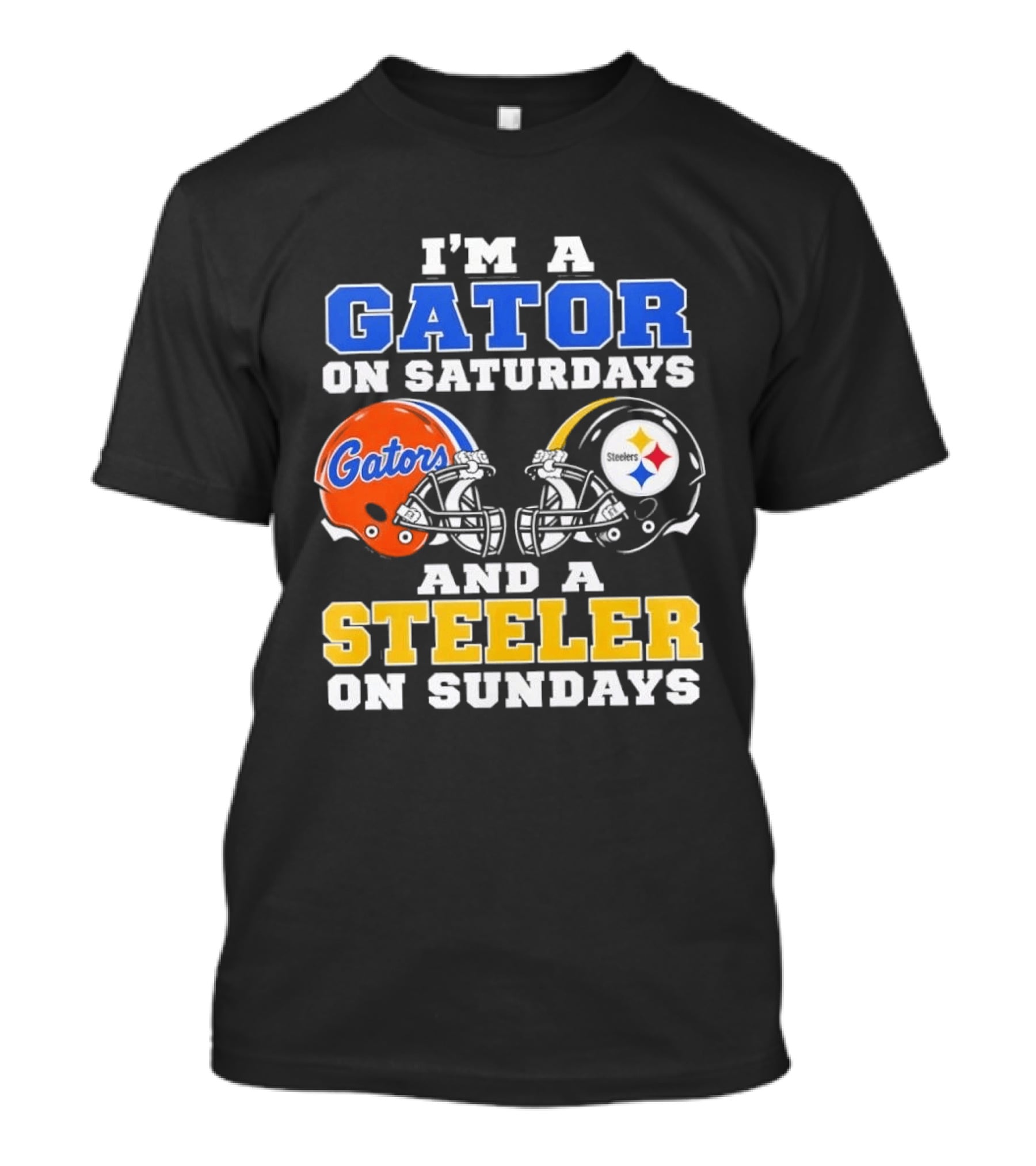 Gator On Saturdays Steeler On Sundays Football Fan Pride T-Shirt