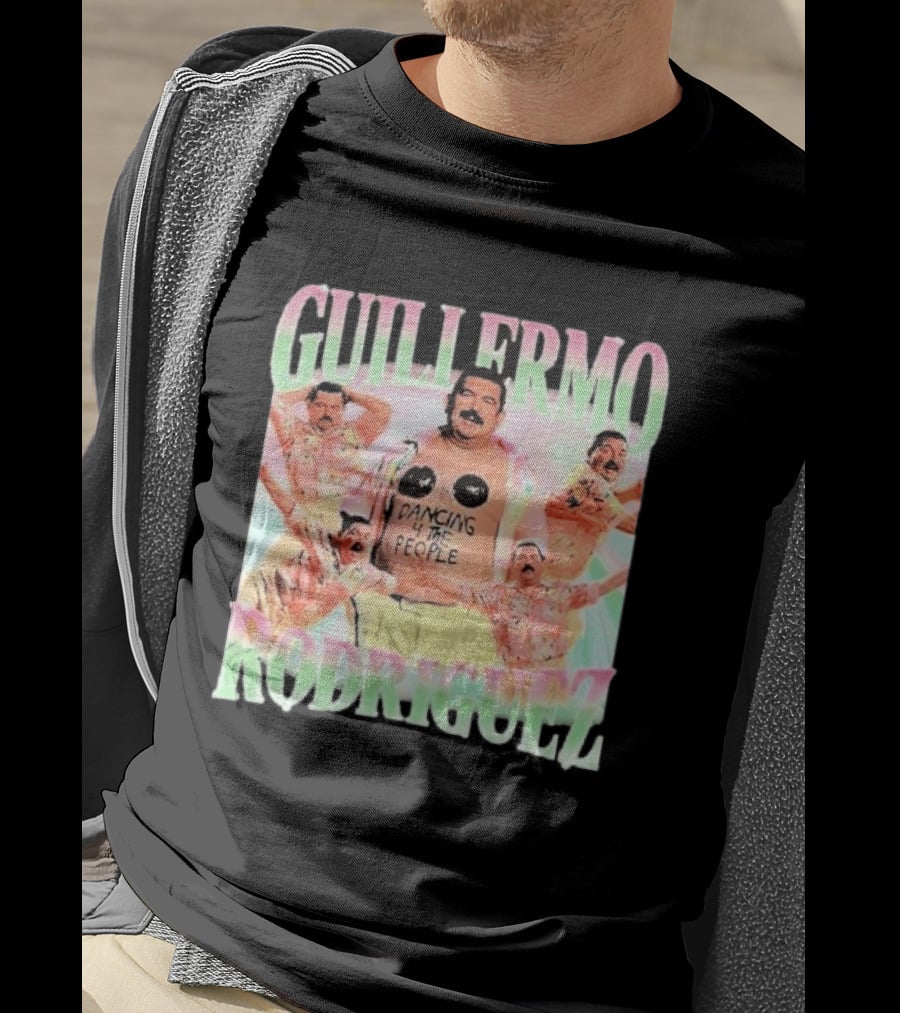 Guillermo Rodriguez Dancing 4 The People Vibrant Pose Collage T-Shirt