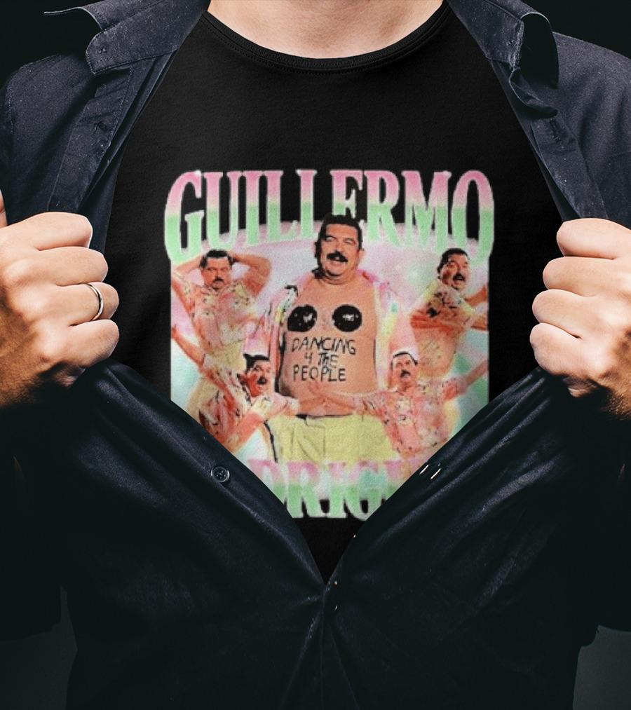 Guillermo Rodriguez Dancing 4 The People Vibrant Pose Collage T-Shirt