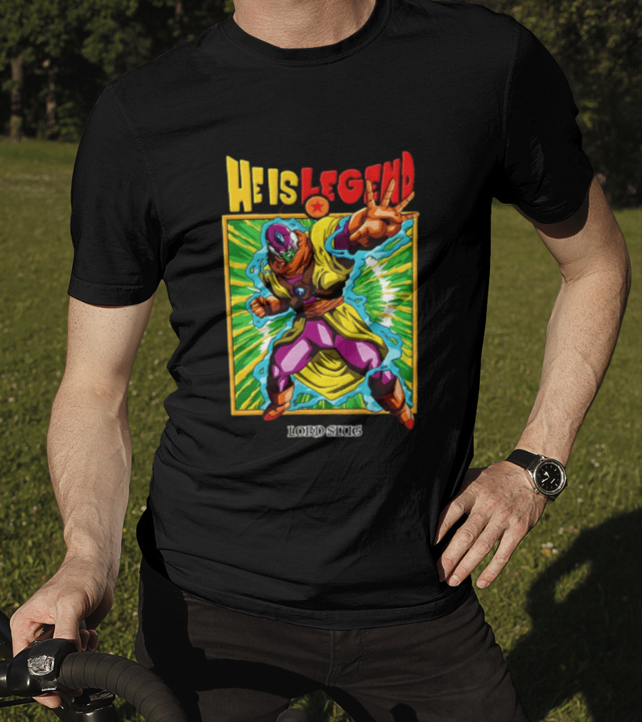 He Is Legend Lord Slug Anime Character Power Pose T-Shirt