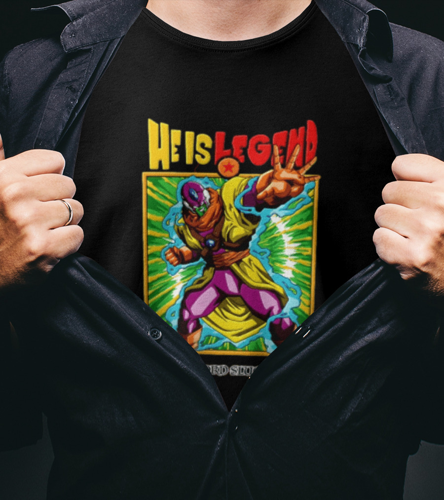 He Is Legend Lord Slug Anime Character Power Pose T-Shirt