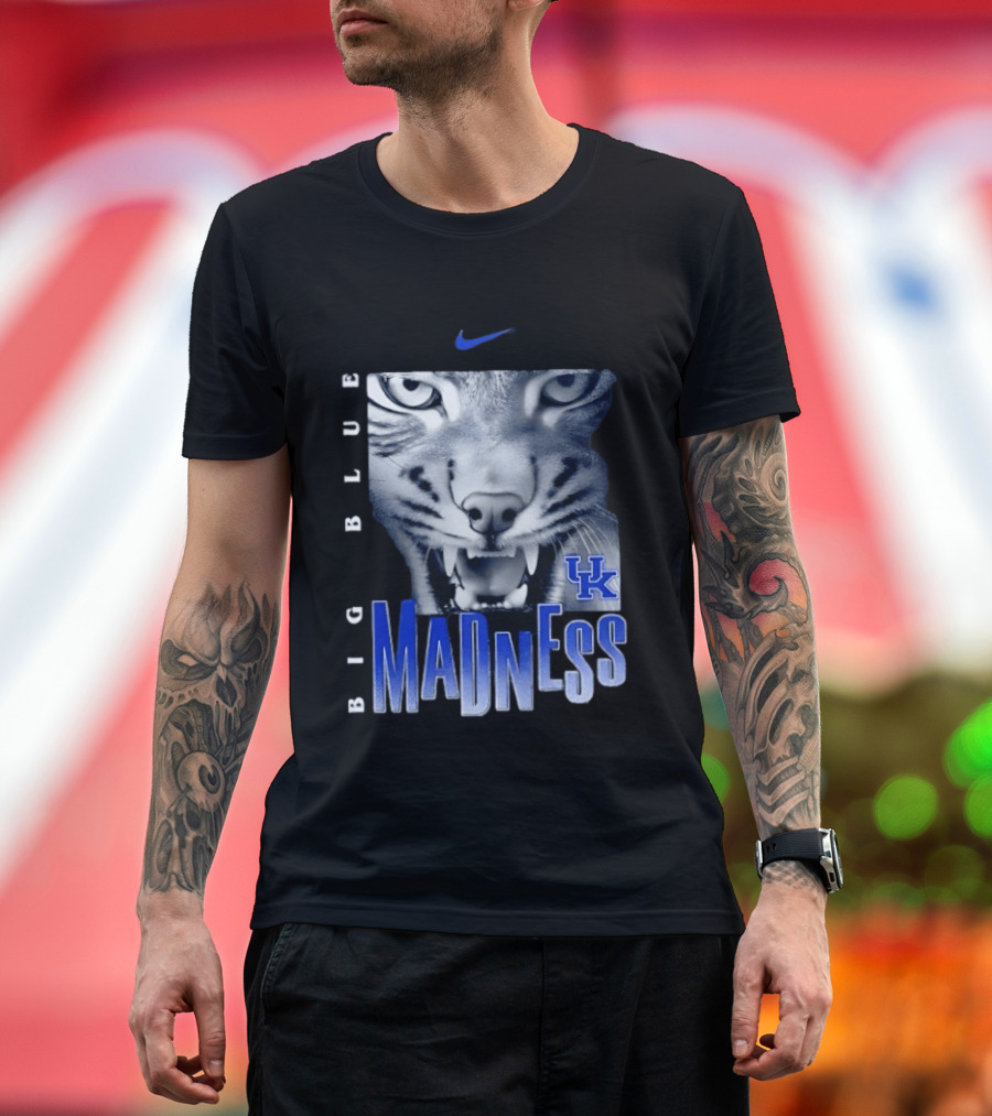 Kentucky Wildcats Big Blue Madness UK Nike Big Head T-Shirt
