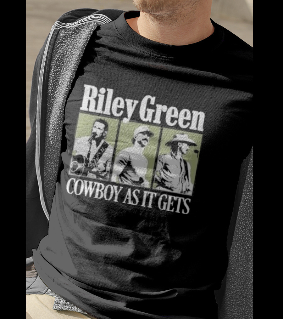 Riley Green Cowboy As It Gets T-Shirt