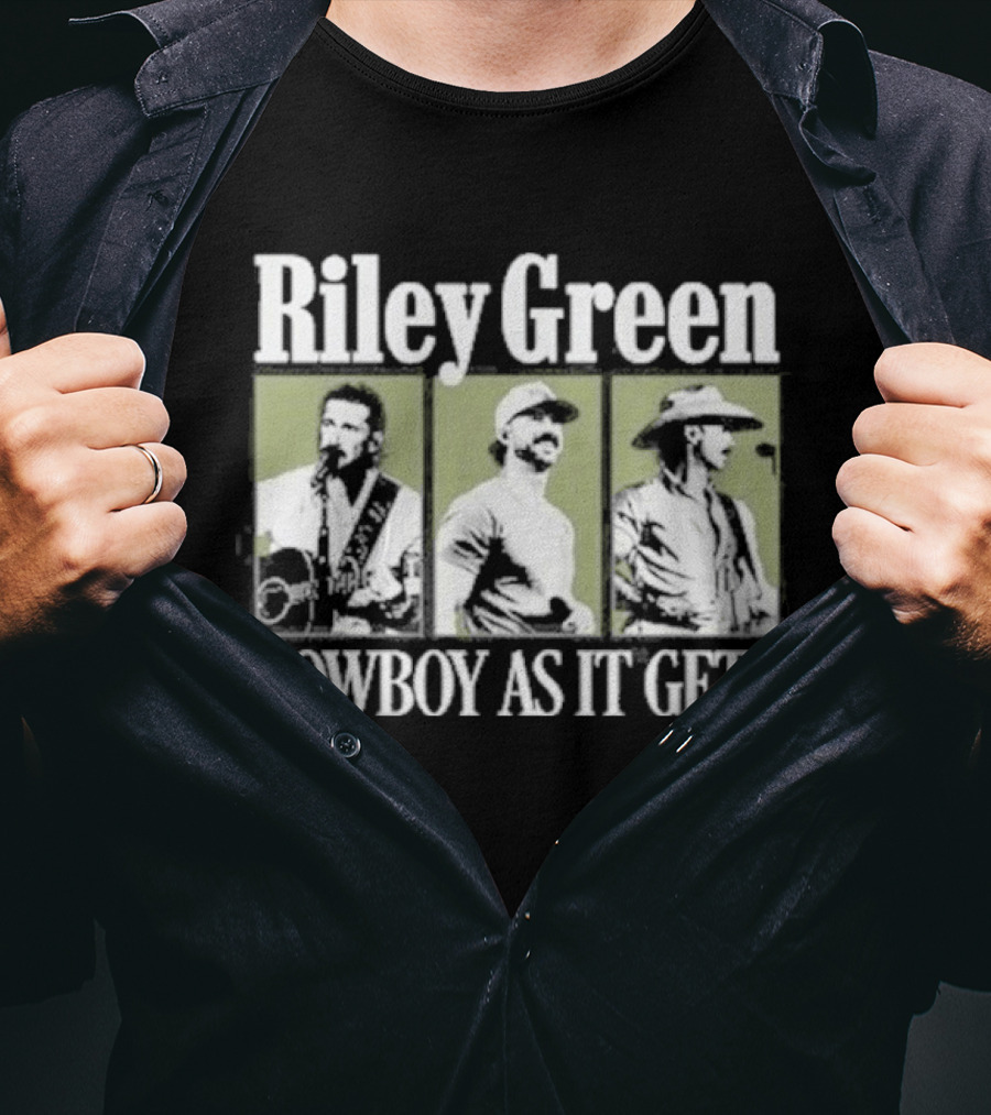 Riley Green Cowboy As It Gets T-Shirt