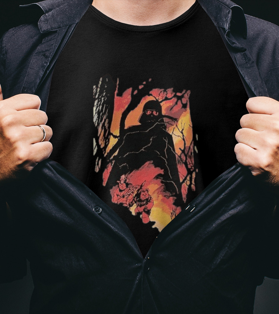 Star Wars Darth Vader Dreams Can't Hurt You Hidden Rebels Forest Scene T-Shirt