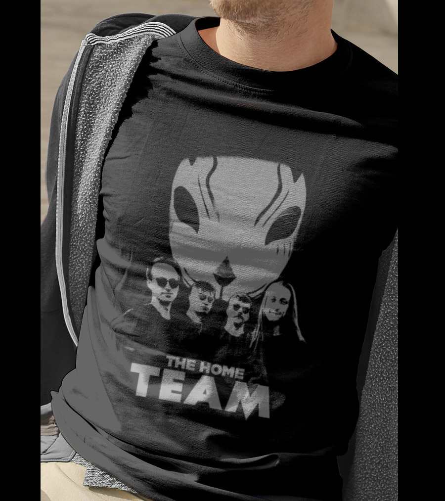 The Home Team Alien Face Rock Band Scream T-Shirt