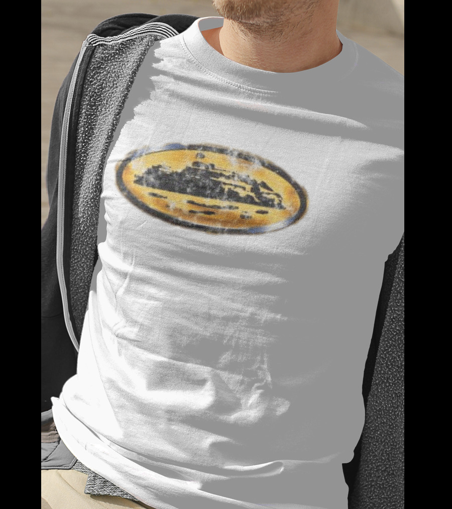 Corteiz Store Corroded Island Yellow Oval T-Shirt