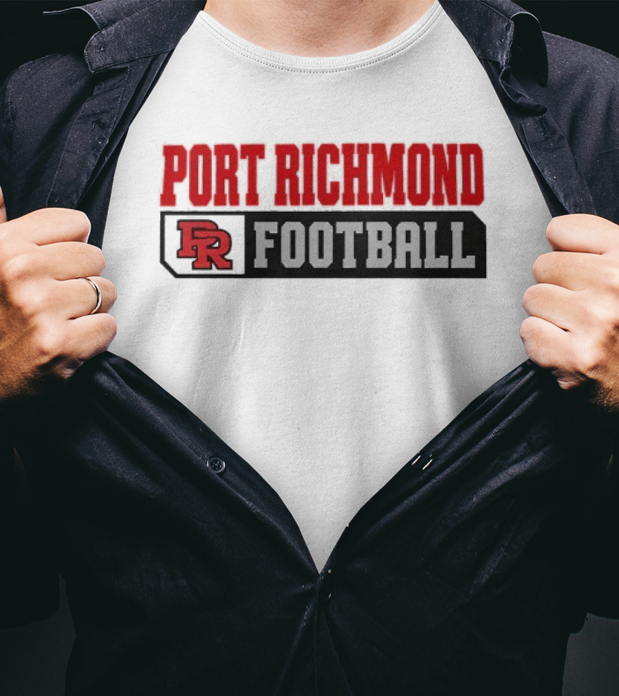 Jeff Stoutland Port Richmond DR Football T-Shirt
