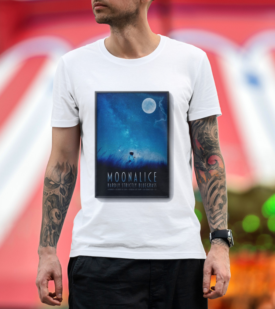 Original Moonalice Hardly Strictly Bluegrass October 3 2026 Golden Gate Park San Francisco CA T-Shirt