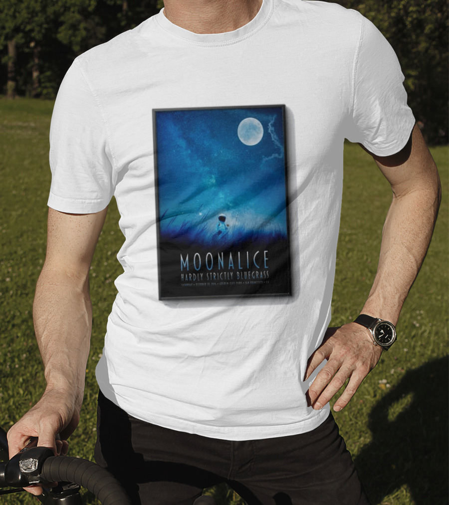 Original Moonalice Hardly Strictly Bluegrass October 3 2026 Golden Gate Park San Francisco CA T-Shirt