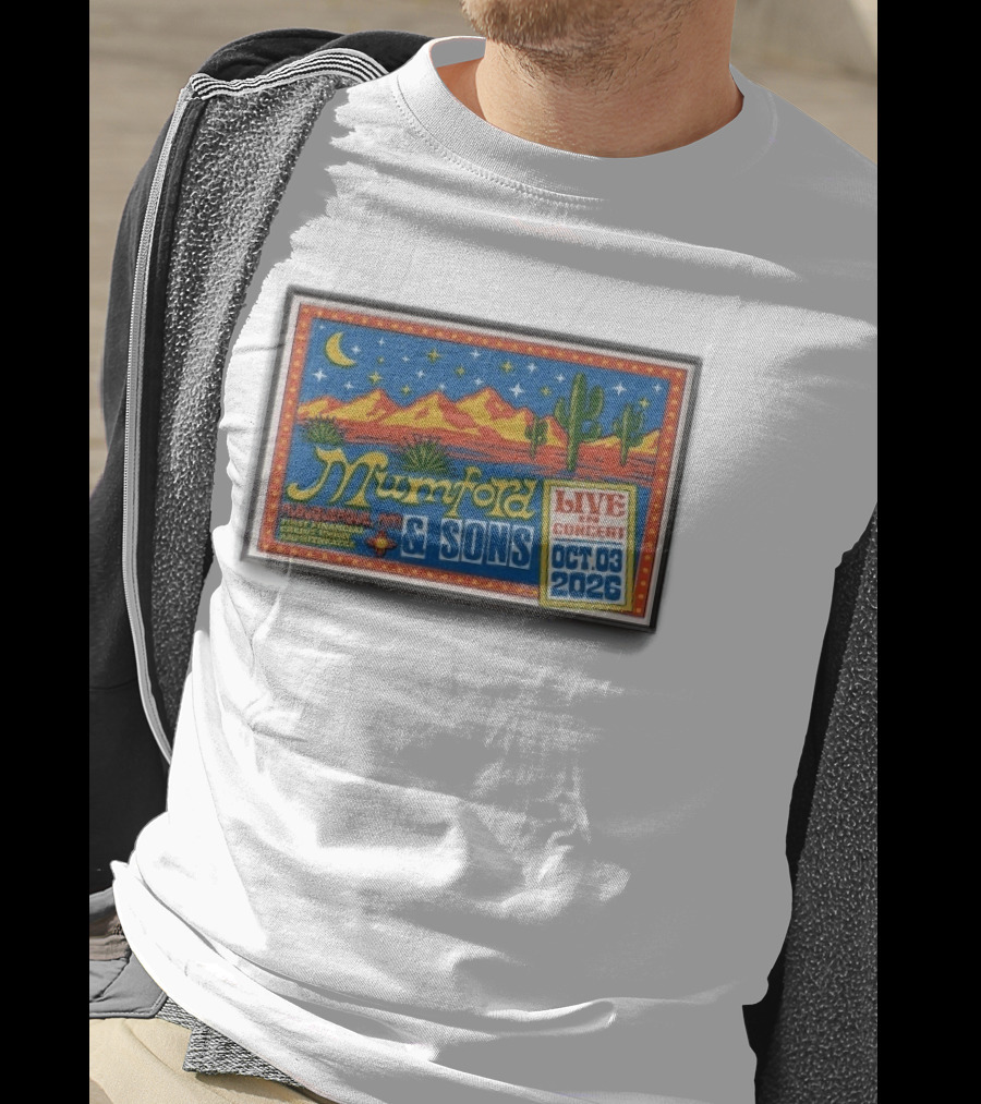 Original Mumford And Sons Live In Concert October 3 2026 Albuquerque NM T-Shirt