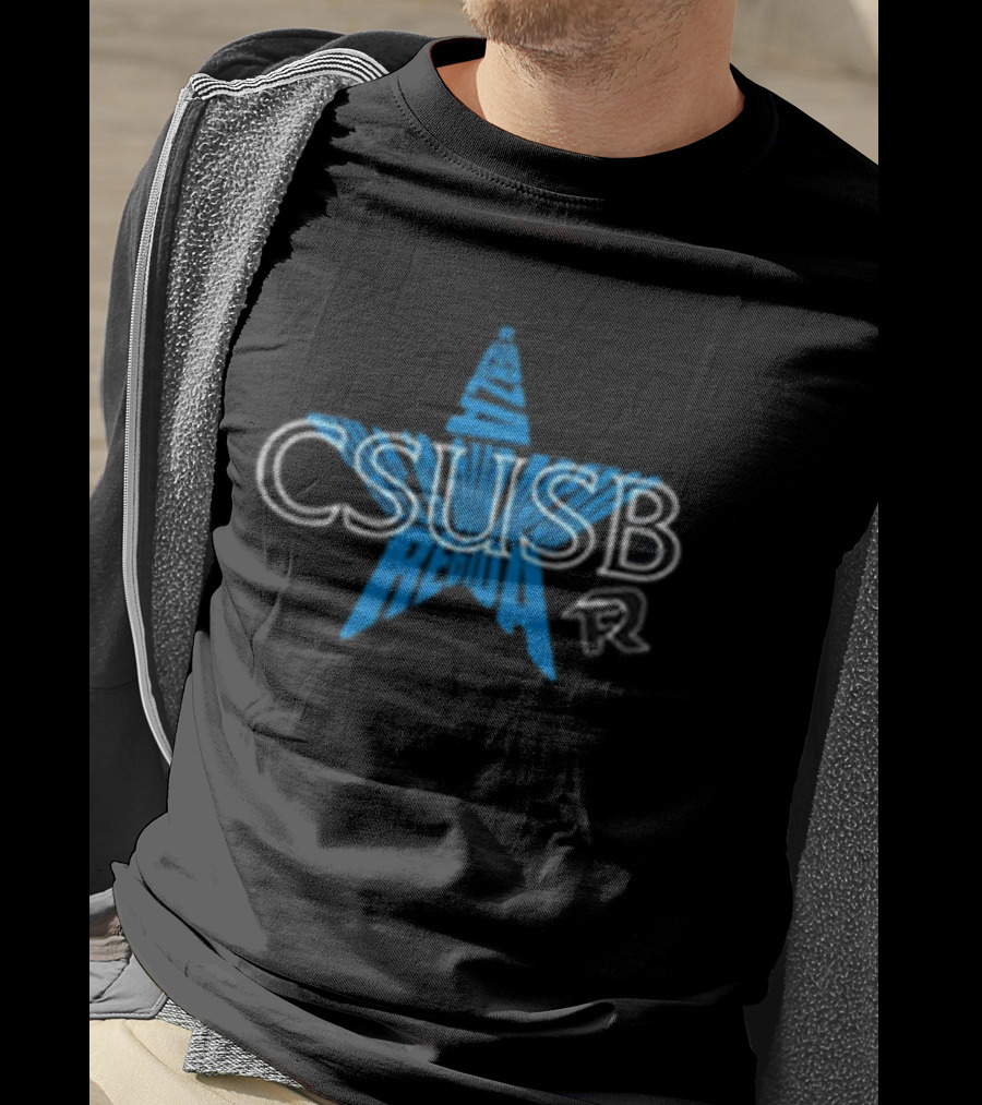 CSUSB X Fuerza Regida Star Burst Collaboration T-Shirt