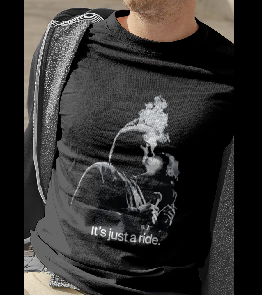 Bill Hicks It's Just A Ride Smoking Microphone T-Shirt