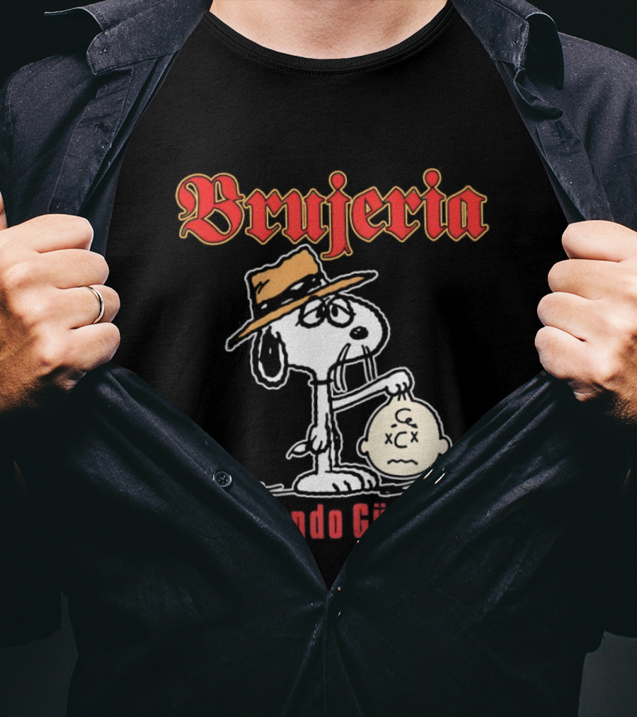 Brujeria Matando Güeros Snoopy Bootleg Metal Band Hat T-Shirt