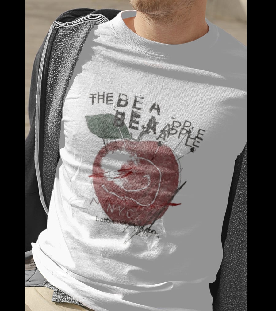 Beabadoobee The Be A Apple NYC Hand Drawn Red Apple T-Shirt