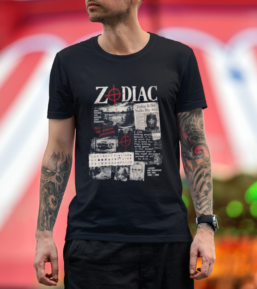 Zodiac Killer This Is The Zodiac Speaking Cipher San Francisco Bay Area T-Shirt