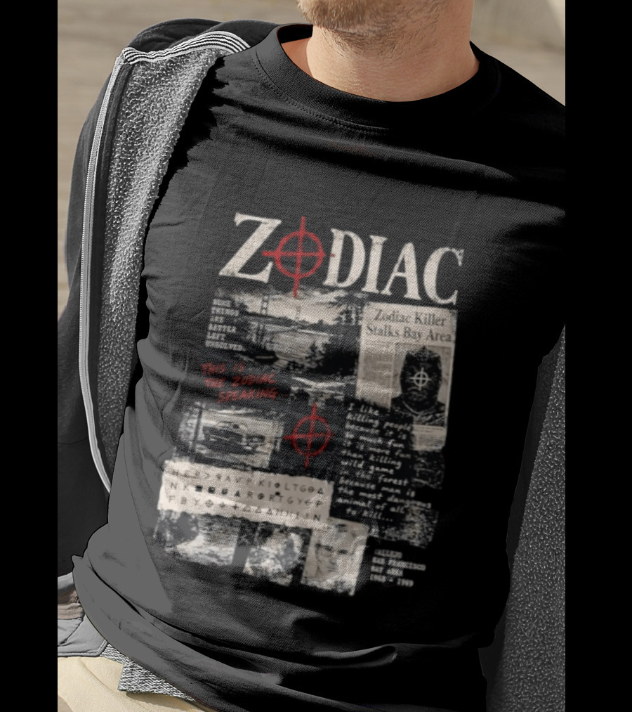 Zodiac Killer This Is The Zodiac Speaking Cipher San Francisco Bay Area T-Shirt