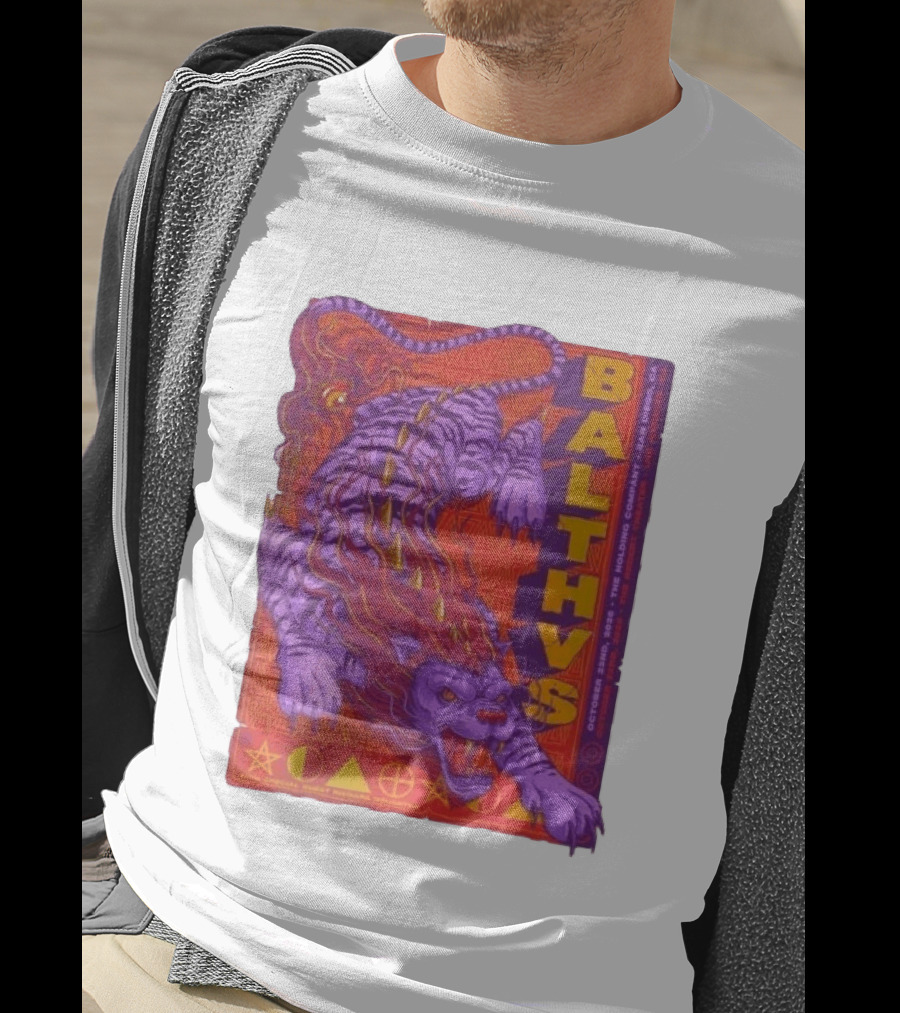 Original Balthvs San Diego Oct 2026 Featuring Richard Houghten Vibrant Lion T-Shirt