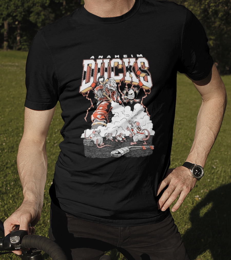 Anaheim Ducks Erase The Rat Florida Panthers Hockey Battle T-Shirt
