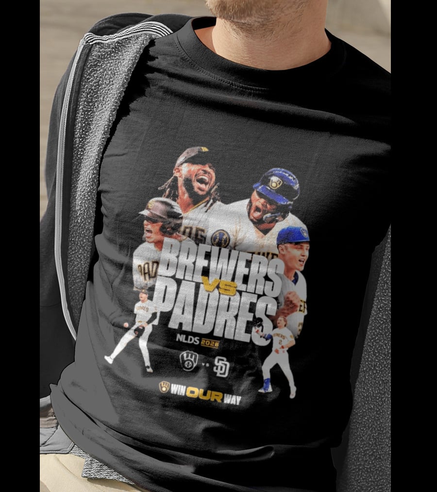 Brewers Vs Padres NLDS 2026 Win Our Way T-Shirt