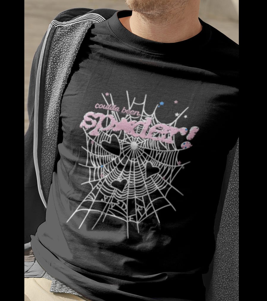 Coulda Been Spider Web Heart Cotton Candy Aesthetic T-Shirt