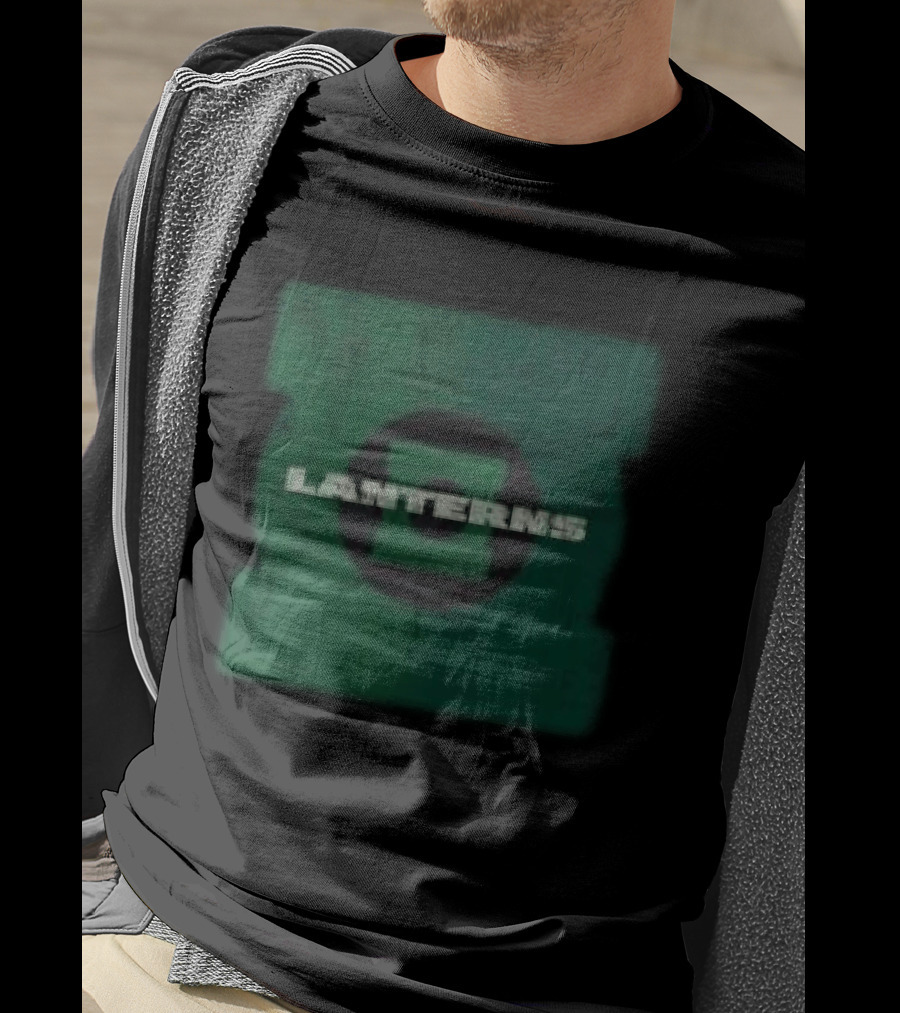 Dc Shop Lanterns Black Camo Green T-Shirt