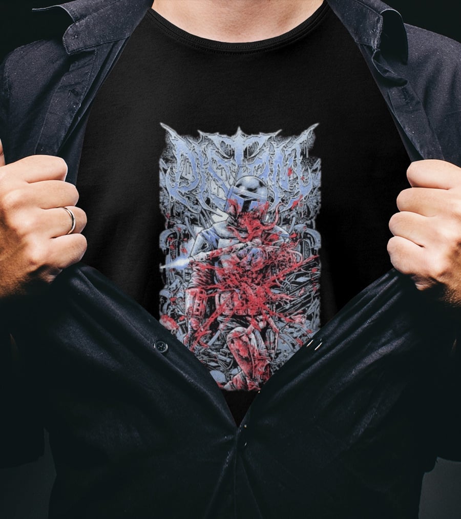 Distant Bounty Hunter Star Wars Metal T-Shirt