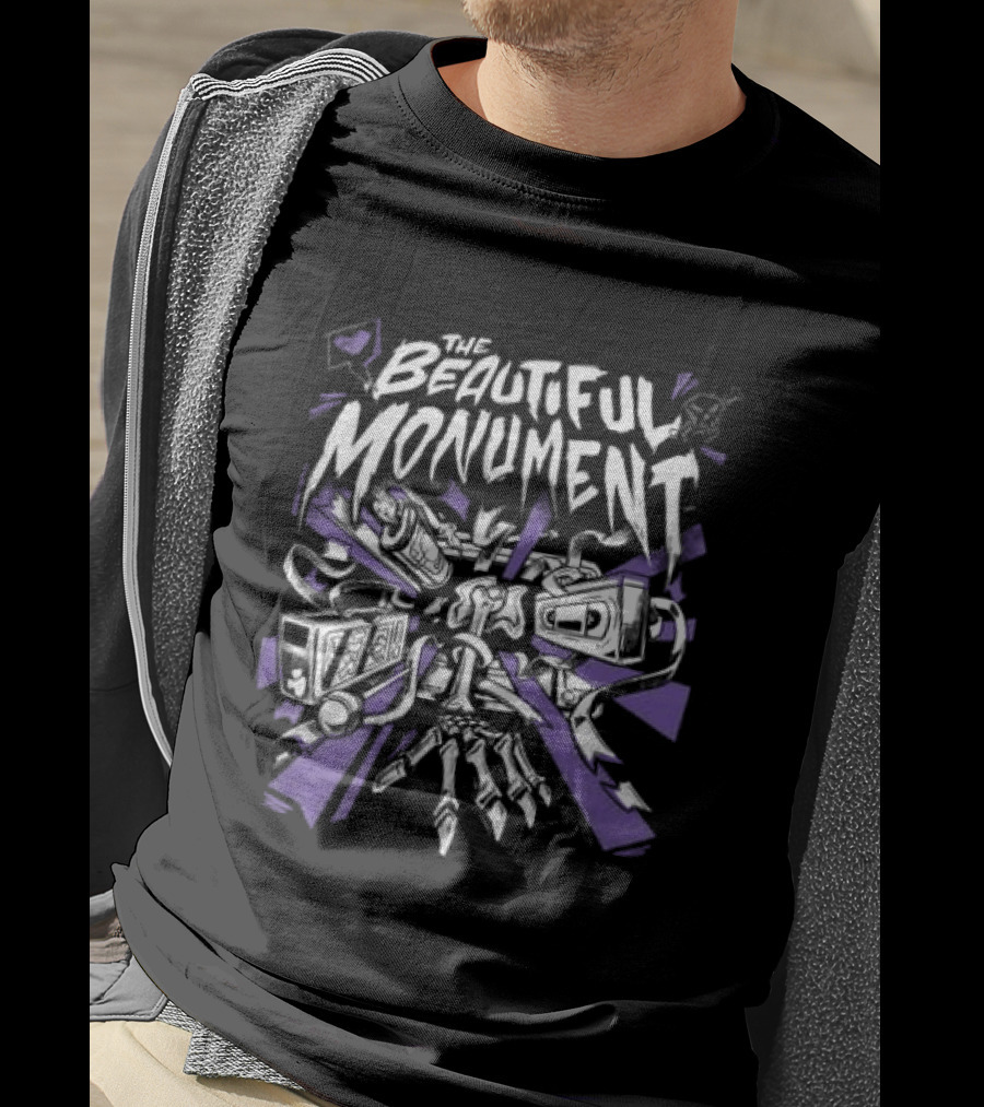 The Beautiful Monument Euphoric Thriller Greyscale Store T-Shirt
