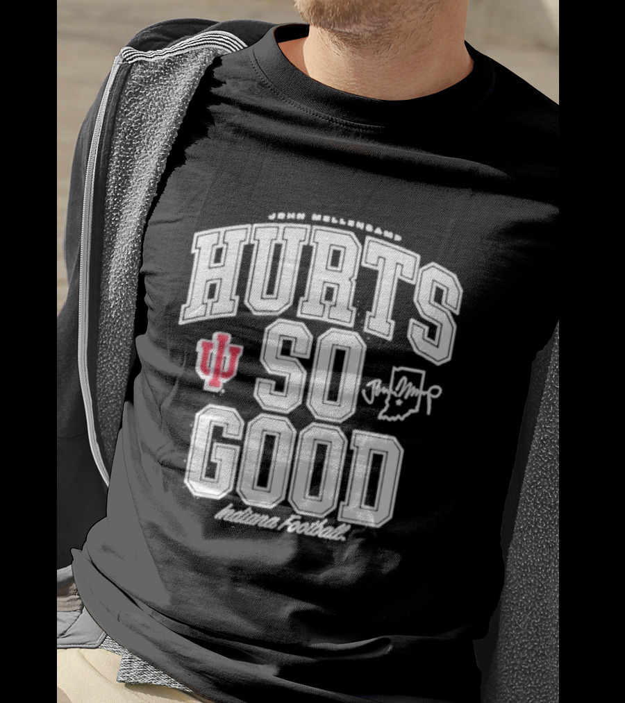 Original IU Football John Mellencamp Hurts So Good Hoosiers Indiana T-Shirt