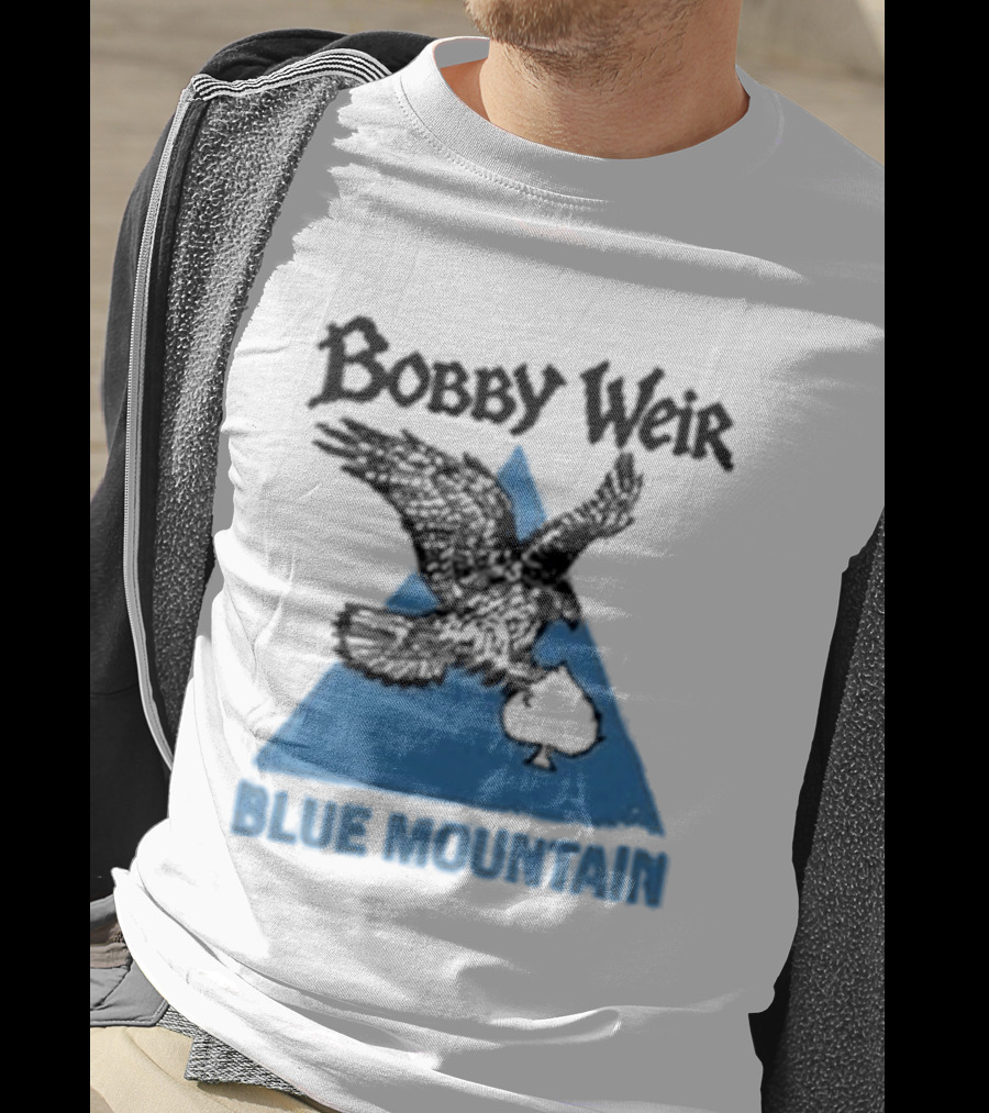 Bobby Weir Blue Mountain Eagle Spade Triangle T-Shirt