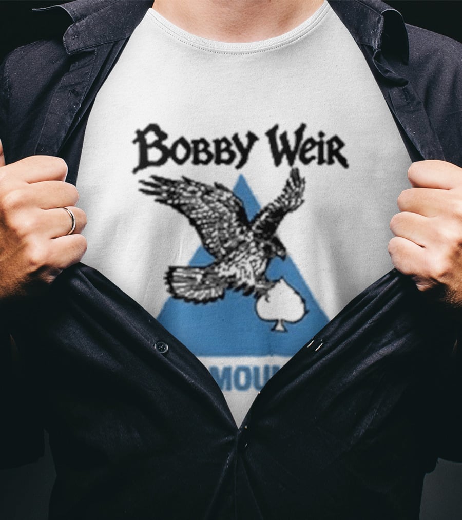 Bobby Weir Blue Mountain Eagle Spade Triangle T-Shirt