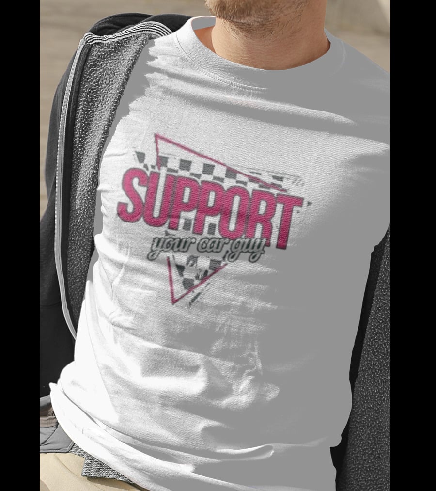 Cleetus Mcfarland Support Your Car Guy Racing T-Shirt