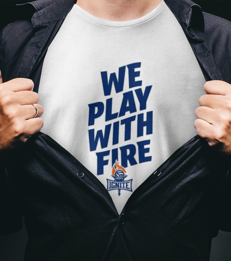 Indy Ignitevb We Play With Fire Cropped T-Shirt