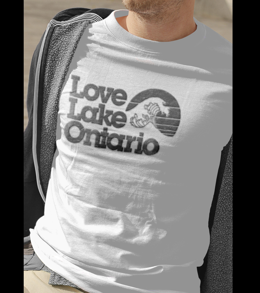 Love Lake Ontario Wave Sunset T-Shirt