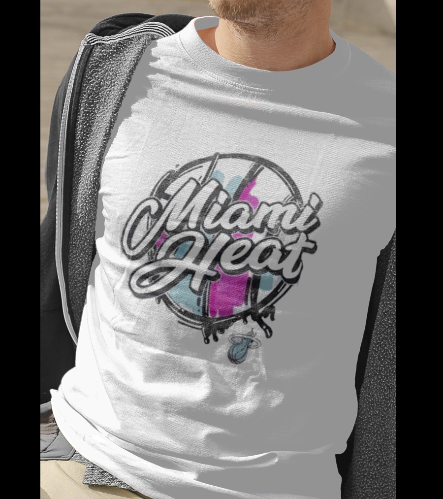Miami Heat Basketball 2026 Vice Nights T-Shirt