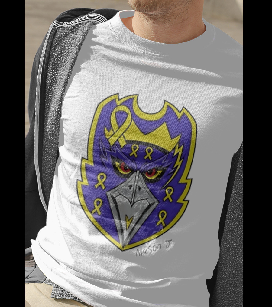 Revans Royale Pride Ribbon Emblem Mason J T-Shirt