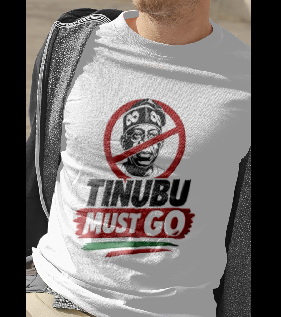 Tinubu Must Go Traditional Cap Crossed Out T-Shirt