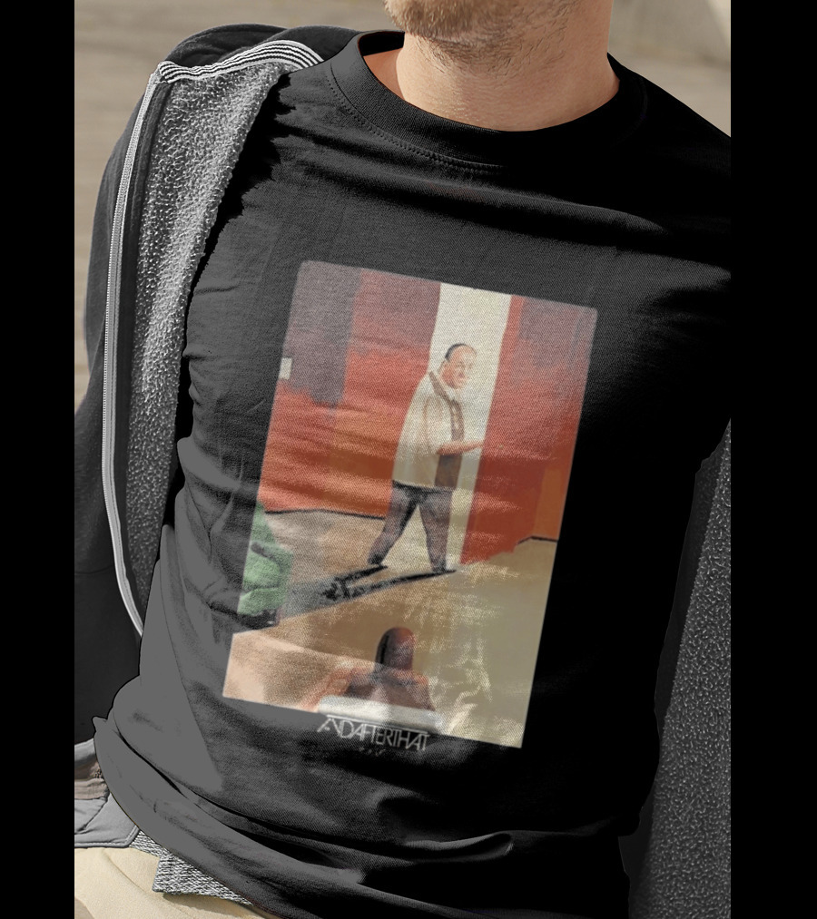 After That Therapy Scene Black Edge T-Shirt