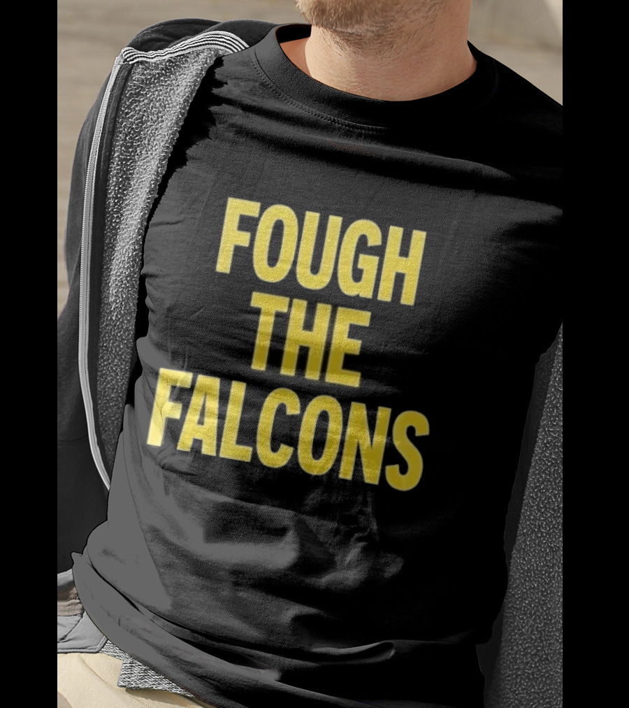 Atlanta Falcons Fough The Falcons Bold Yellow T-Shirt