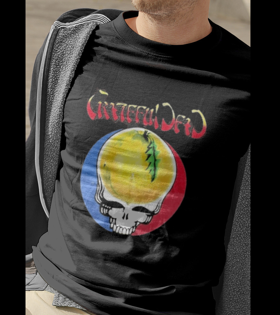 Grateful Dead Steal Your Face Pomelo Skull T-Shirt