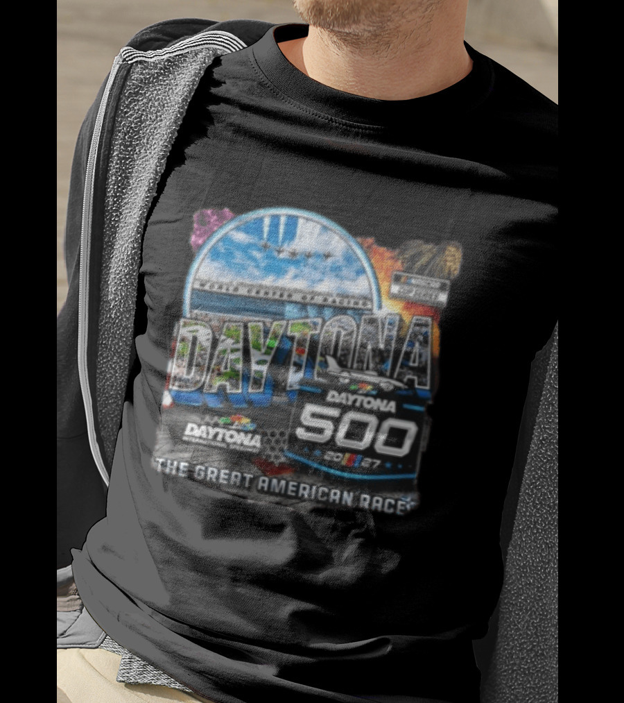 Daytona International Speedway The Great American Race Daytona 500 February 21 2027 NASCAR Racing Event T-Shirt