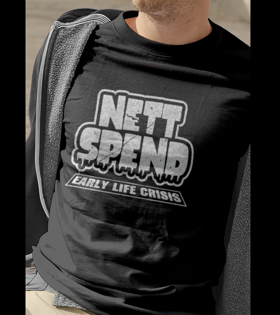 Nettspend Early Life Crisis ELC Glitter T-Shirt