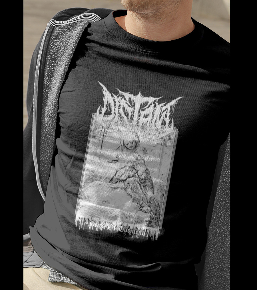 Distant Heirs Of Torment Angelic Figure Holding Sword Fantasy T-Shirt