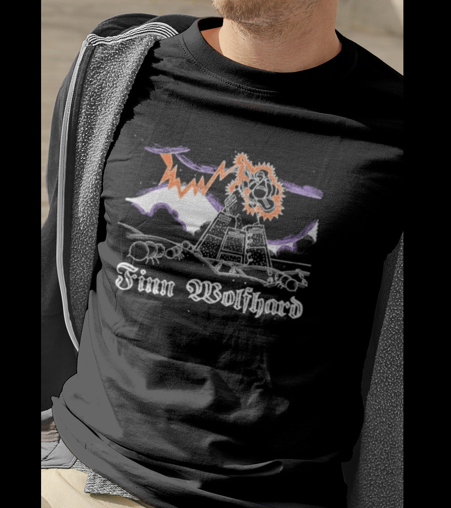 Finn Wolfhard Anthill Lightning Bear T-Shirt