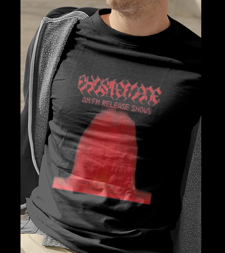 Ghostemane AM:FM Release Shows New York Stone Circle Oct 22 Los Angeles Ukrainian Cultural Center Oct 25 T-Shirt