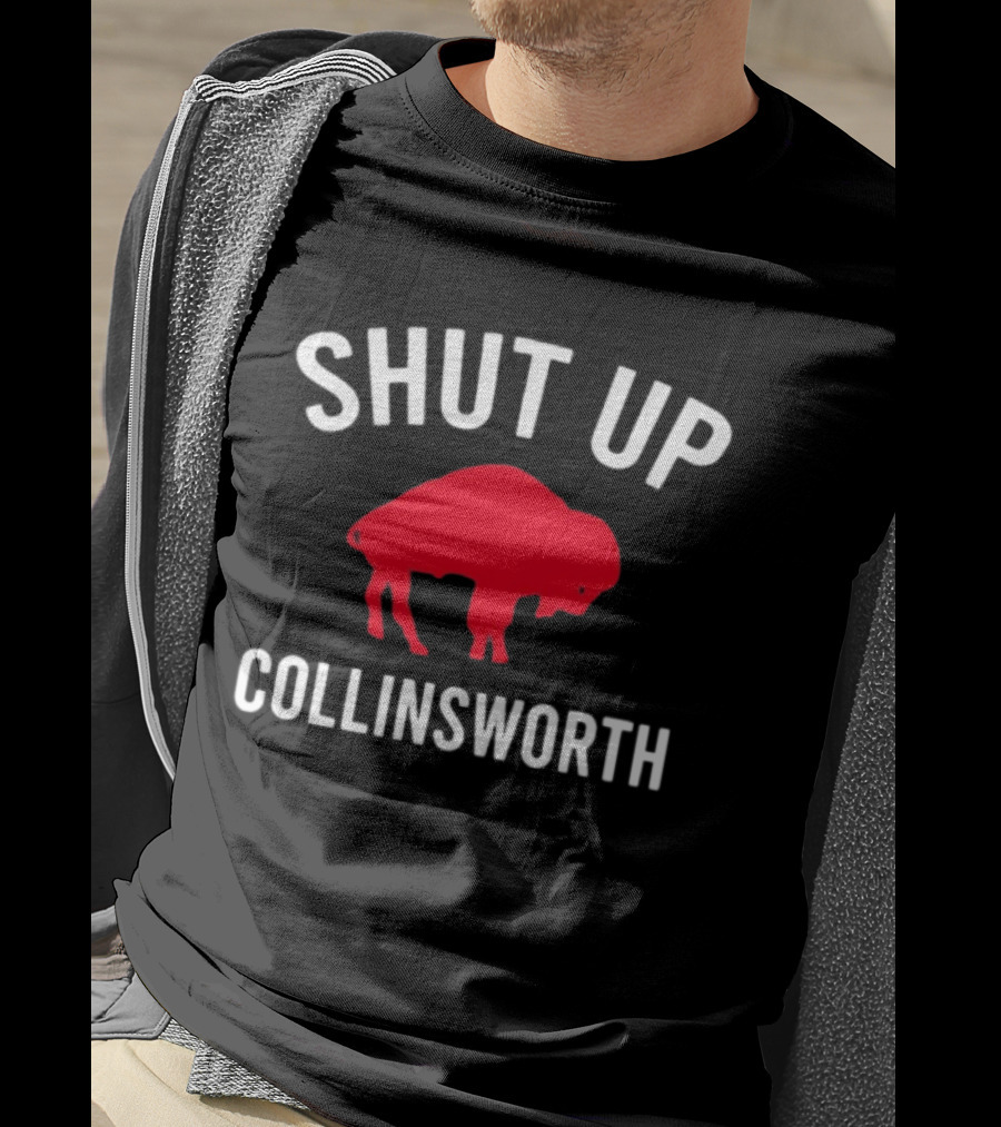 Shut Up Collinsworth Red Buffalo T-Shirt